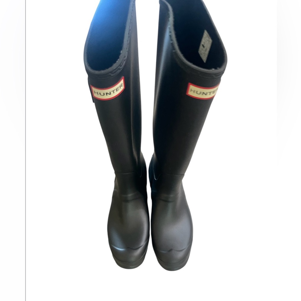 🖤HUNTER Original Back Matte Adjustable Tall Rain Boot - Women's Size 9🖤